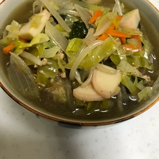 くずきりで♡カロリー控えめ五目風麺(^ ^)